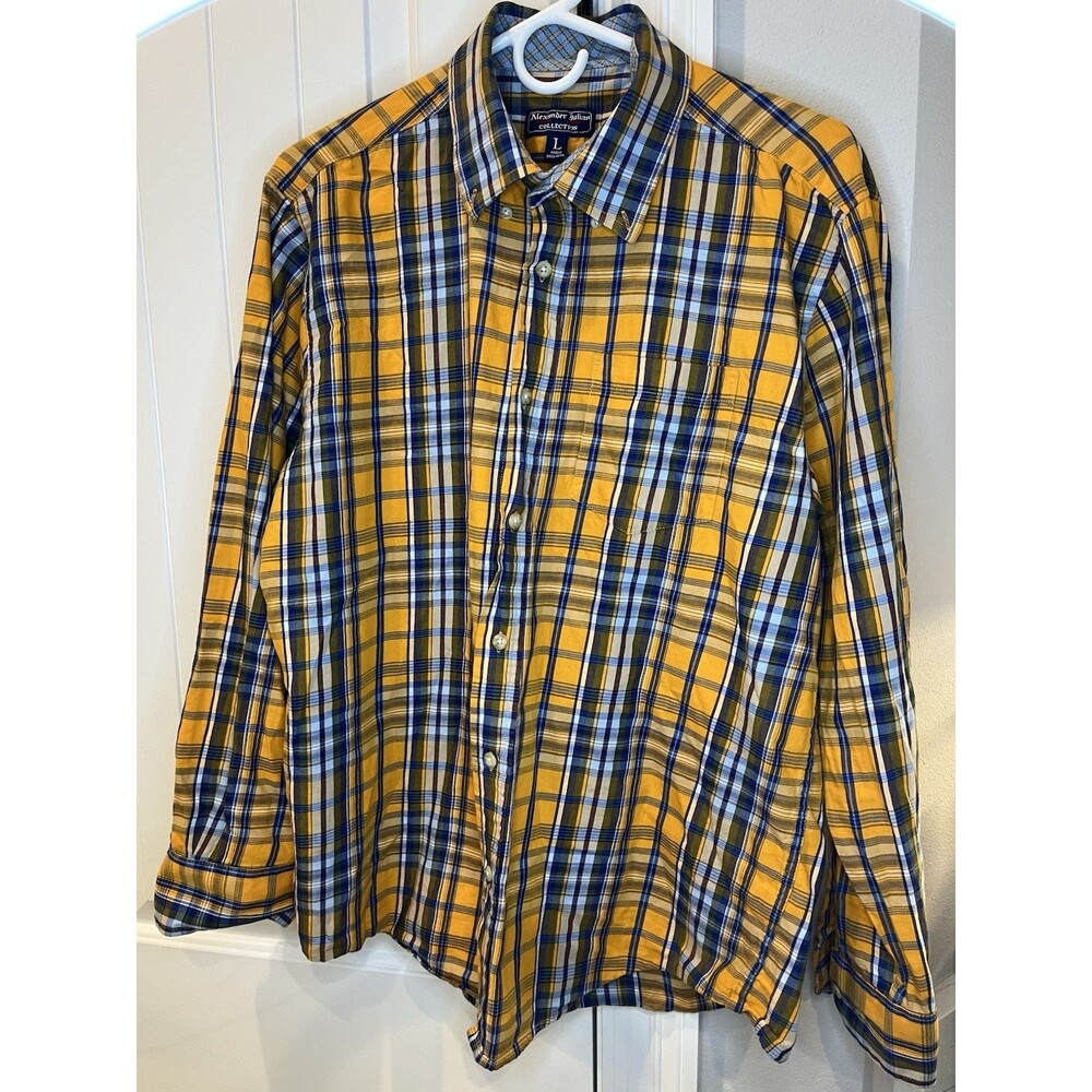 Men's Alexander Julian Collection 90s Vintage Button Down Shirt - Size L
